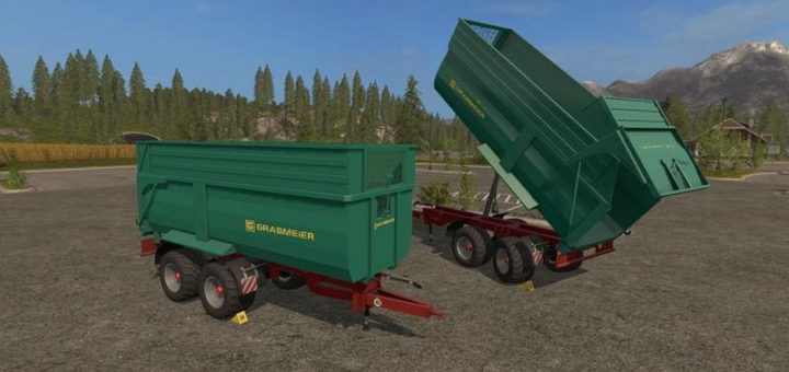Мод прицеп GRABMEIER MULDENKIPPER V3.0.0 Farming Simulator 2017