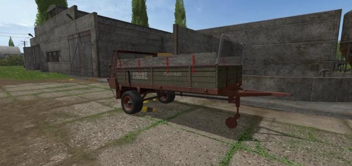 Мод прицеп KRONE OPTIMAT MISTSTREUER V1.0.0 Farming Simulator 2017