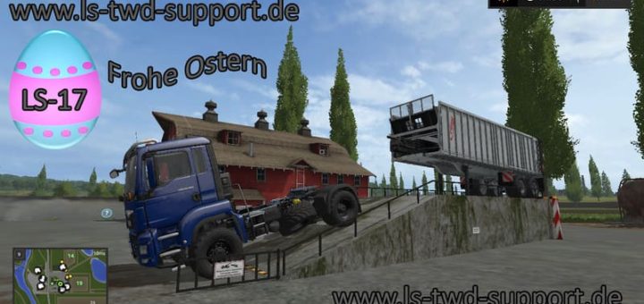 Мод рампа LOADING RAMP 10 METERS LONG V1.0 FS17
