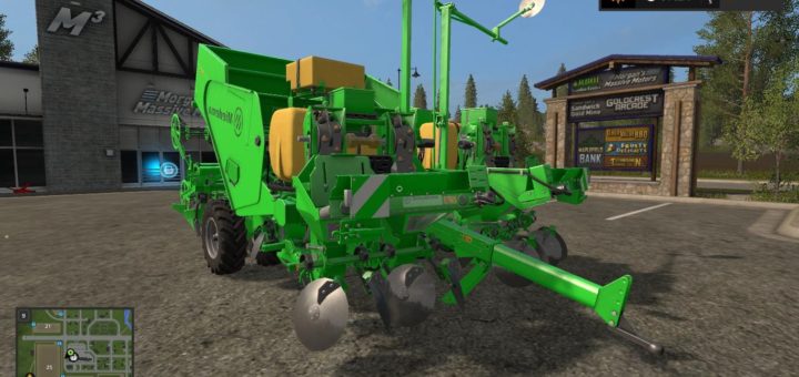 Мод сеялка MIEDEMA V1.1.0 Farming Simulator 2017