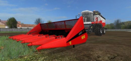 Мод жатка OROS SUN 676 V1.1 Farming Simulator 17