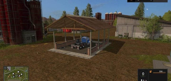 Мод мойка STATION DE LAVAGE V1.1 Farming Simulator 17