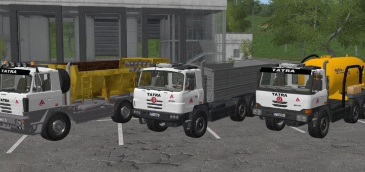 Мод ПАК TATRA 815-2, TERRNO1 A FACELIFT AGRO MERIN Farming Simulator 2017