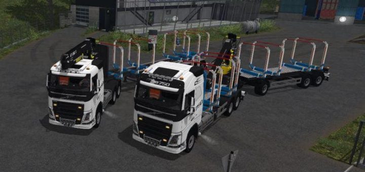 Мод ПАК VOLVO FH16 WOODPACK V1.2 Farming Simulator 2017