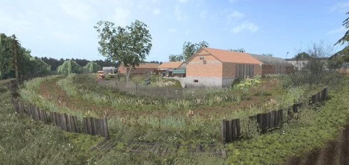 Мод карта KAIMAS DEEP VILLAGE MAP V1.0 Farming Simulator 17