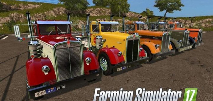 Мод грузовик KENWORTH 521 V1.1.0 Farming Simulator 17