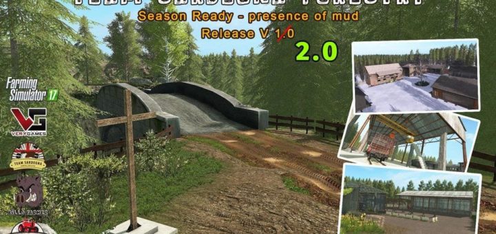Мод карта FORESTRY - SEASON READY V2.0 Farming Simulator 17