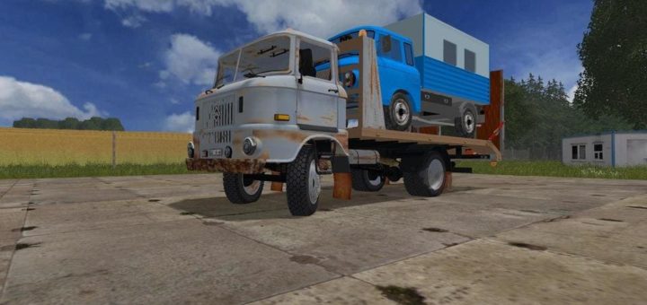 Мод грузовик IFA W 50 ABSCHLEPPER V1.0 Farming Simulator 2017