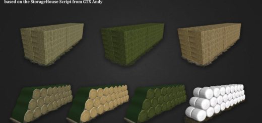 Мод BALE STACKS PLACEABLE V1.0.0.0 Farming Simulator 2017
