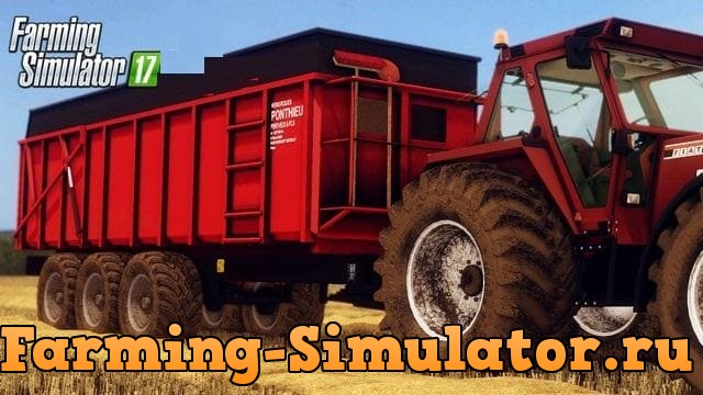 Мод прицеп BENNE PONTHIEUX 24T V1.0.0.0 Farming Simulator 17