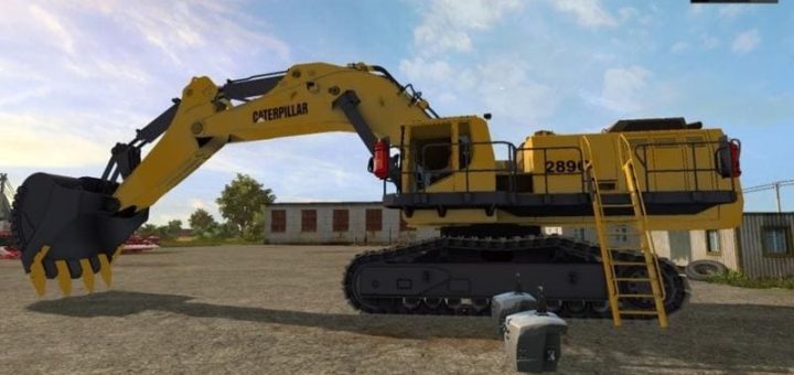Мод экскаватор CAT 289C V1.0.0 Farming Simulator 17