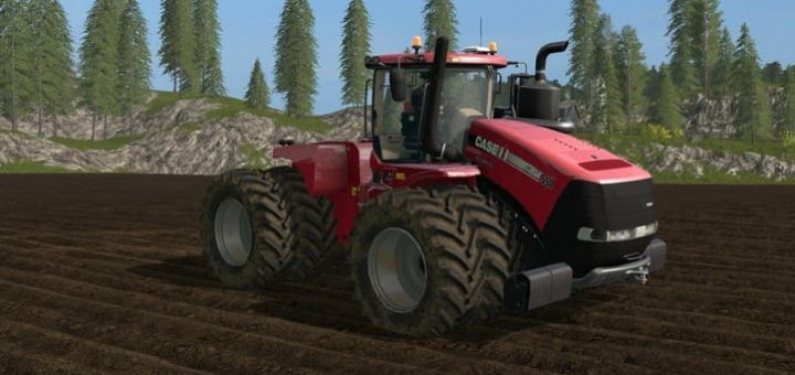 Мод трактор CASE STEIGER V4.0 Farming Simulator 2017