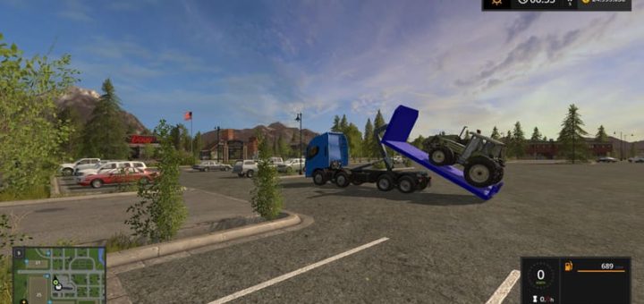 Мод модуль EMPTY ITRUNNER PLATFORM V1.1.1 Farming Simulator 17