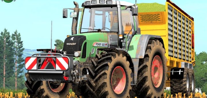 Мод трактор FENDT 820 VARIO TMS V1.4.0.0 FS17