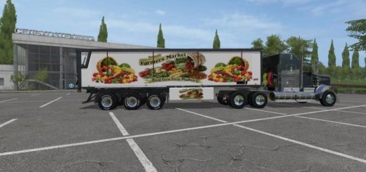 Мод прицеп Fruit Trailer v1.0 Farming Simulator 2017