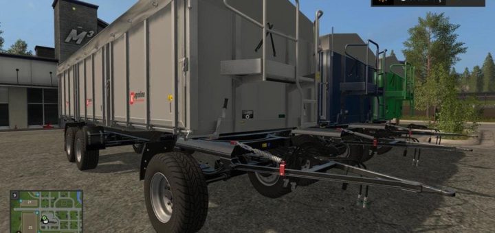 Мод прицеп Krampe Bandit 750 DH v2.0.0.0 Farming Simulator 17