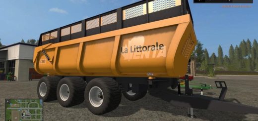 Мод прицеп LITTORALE C 390 V2.2 Farming Simulator 2017