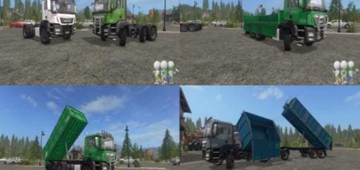 Мод ПАК MAN AGROTRUCK PACK DH BY BONECRUSHER6 V2.0 FS17