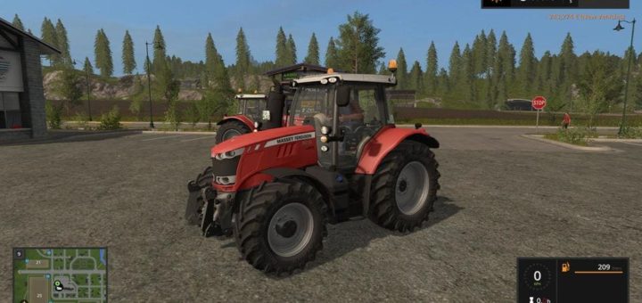 Мод трактор Massey Ferguson 6613 v1.1.0 Farming Simulator 17