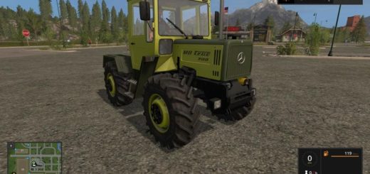 Мод трактор Mercedes-Benz TRAC 700-900 v2.3.0 FS17