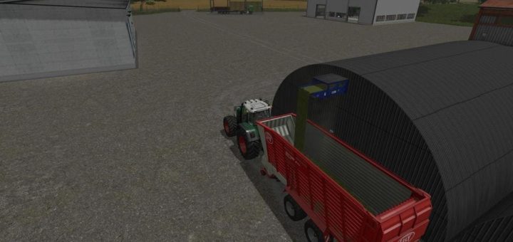 Мод хранилище PLACEABLE STORAGE FOR FEED V1.1 Farming Simulator 17