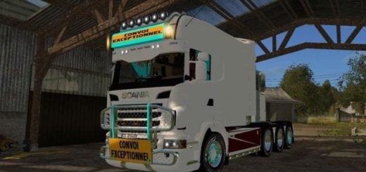 Мод грузовик Scania Longline v1.0.0 Farming Simulator 2017