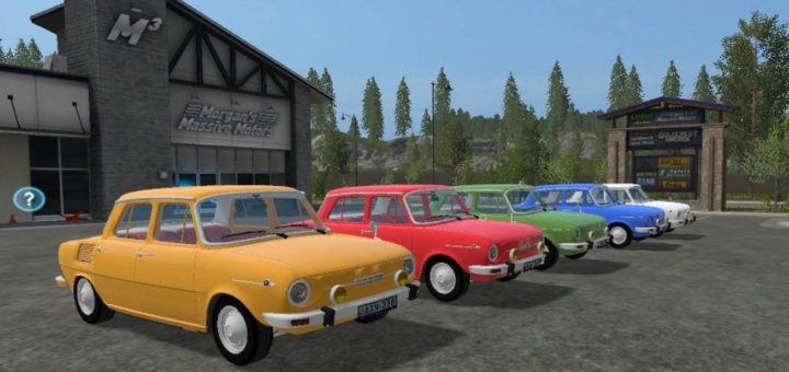 Мод авто Skoda 100L v1.0.0.0 Farming Simulator 2017