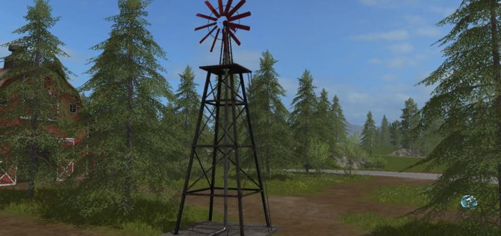 Мод WINDMILL WATERSUPPLY V1.0.0.0 Farming Simulator 2017