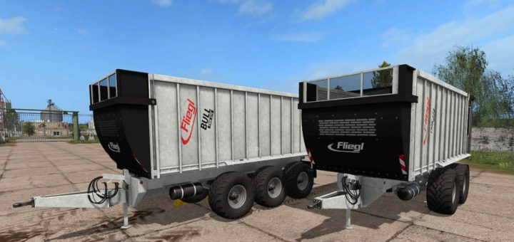 Мод ПАК Fliegl TMK Bull 271/376 V1.0 Farming Simulator 17
