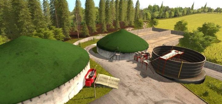 Мод карта BIG MAP AGROFARM V1.0 Farming Simulator 2017