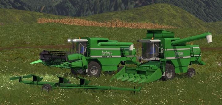 Мод комбайн DEUTZ-FAHR TOPLINER 4080 HTS V1.0.0 Farming Simulator 2017