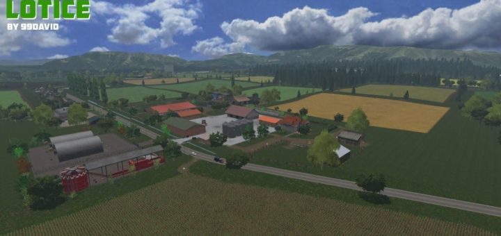 Мод карта FS17 LOTICE V1.0.0.1 Farming Simulator 2017