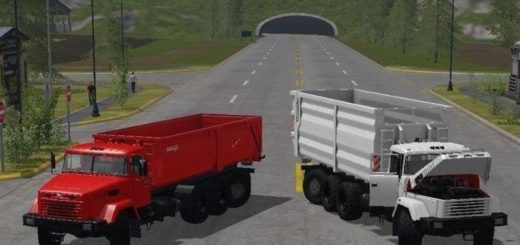 Мод ПАК Краз KRAZ 7140N6 HOOK LOADER V1.0.0 Фарминг Симулятор 2017