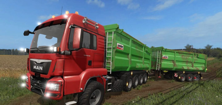 Мод ПАК Kroeger Man Pack v1.0 Farming Simulator 2017