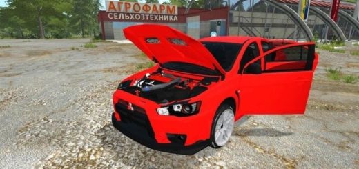 Мод авто MITSUBISHI LANCER EVOLUTION X V1.1 FS17