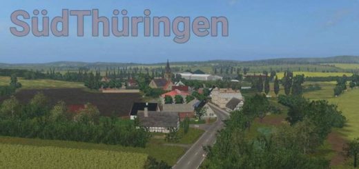 Карта SUDTHURINGEN MAP V3.0 для Farming Simulator 2017