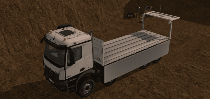 Мод грузовик MERCEDES AROCS 3245 V1.1 Farming Simulator 2017