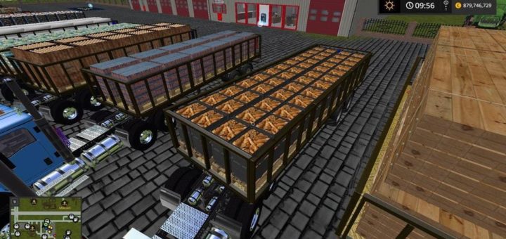 Мод ПАК прицепы Fliegl DPW180 Vaszics pack v 1.1 Farming Simulator 2017