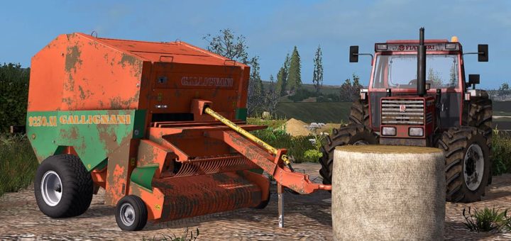 Мод тюкопресс GALLIGNANI 9250 SL V1.0.0.0 Farming Simulator 17