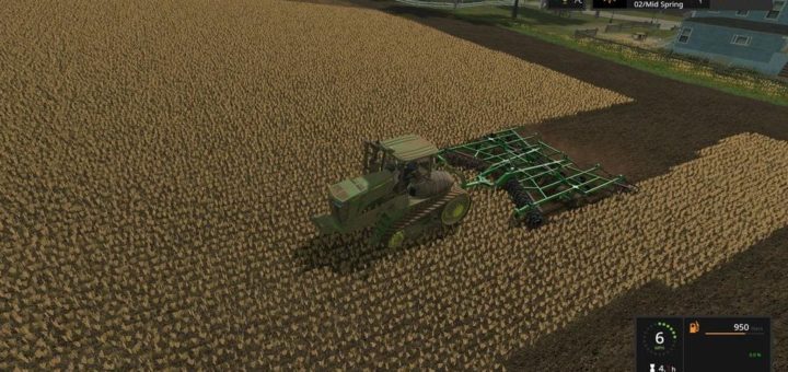 Мод культиватор JD 2720 disc ripper v1.0 FS17