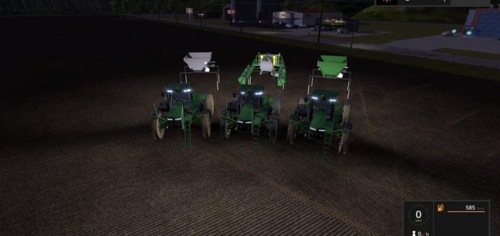 Мод ПАК JD 4045 SPRAYER/SPREADER V1.1 Farming Simulator 17