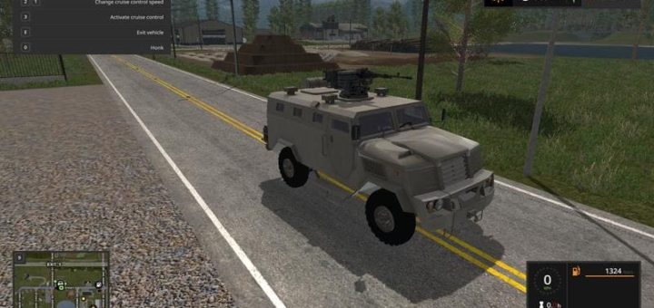 Мод бронетранспортер SPM3 V1.0 Farming Simulator 2017