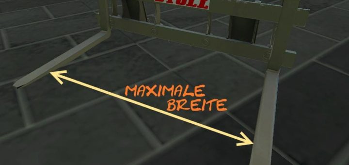 Мод вилы STOLL PALETTENGABEL MIT BREITENVERSTELLUNG V1.0 FS17