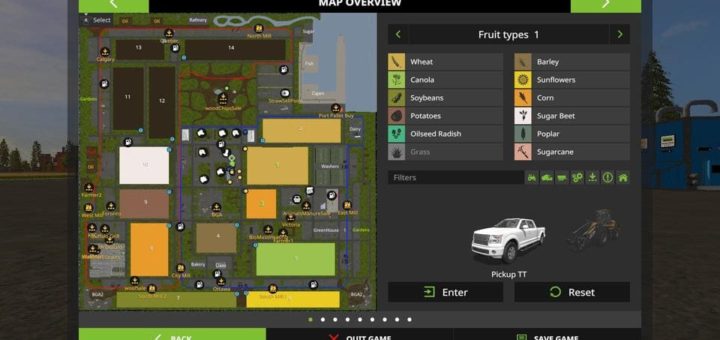Карта CANADIAN VILLAGE MAP V3.1 для Farming Simulator 2017