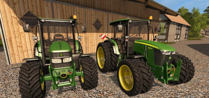 Мод трактор John Deere 5080R/5085M V1.0 Farming Simulator 2017