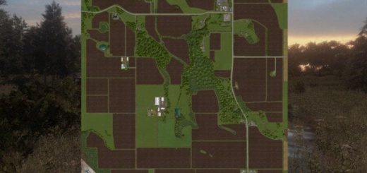 Мод карта LONE OAK FARM V1.0.0.0 Farming Simulator 2017