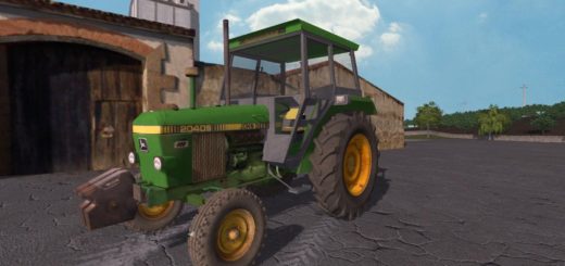 Мод трактор JOHN DEERE 2040S V1.1 FS17