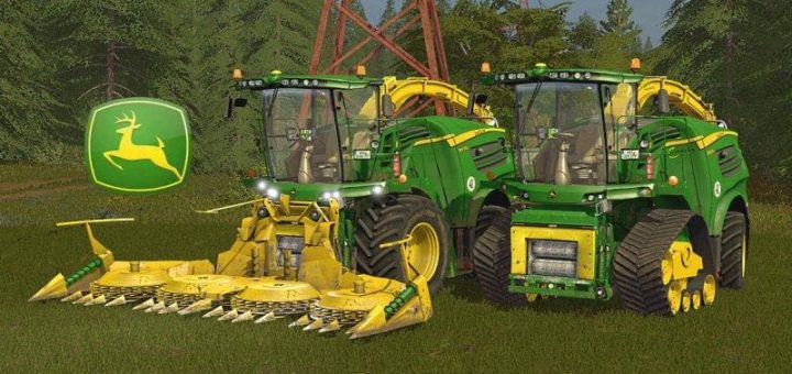 Мод комбайн John Deere 8000 Series Final Beast Pack v 4.0 FS17