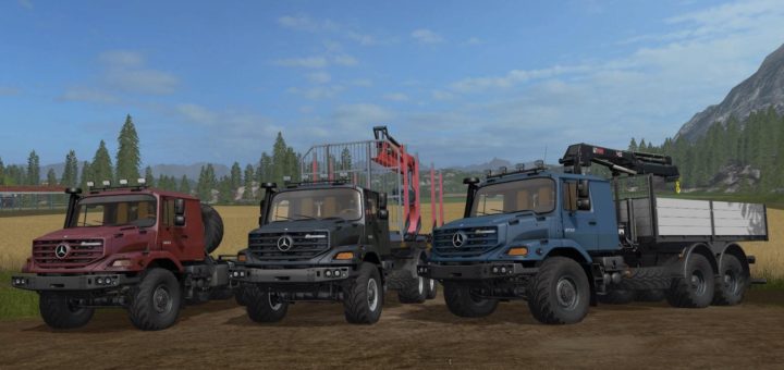 Мод ПАК MB ZETROS PACK V1.0.0.0 Farming Simulator 17