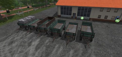Мод ПАК прицепов MENGELE PACK V0.9.5 Farming Simulator 2017